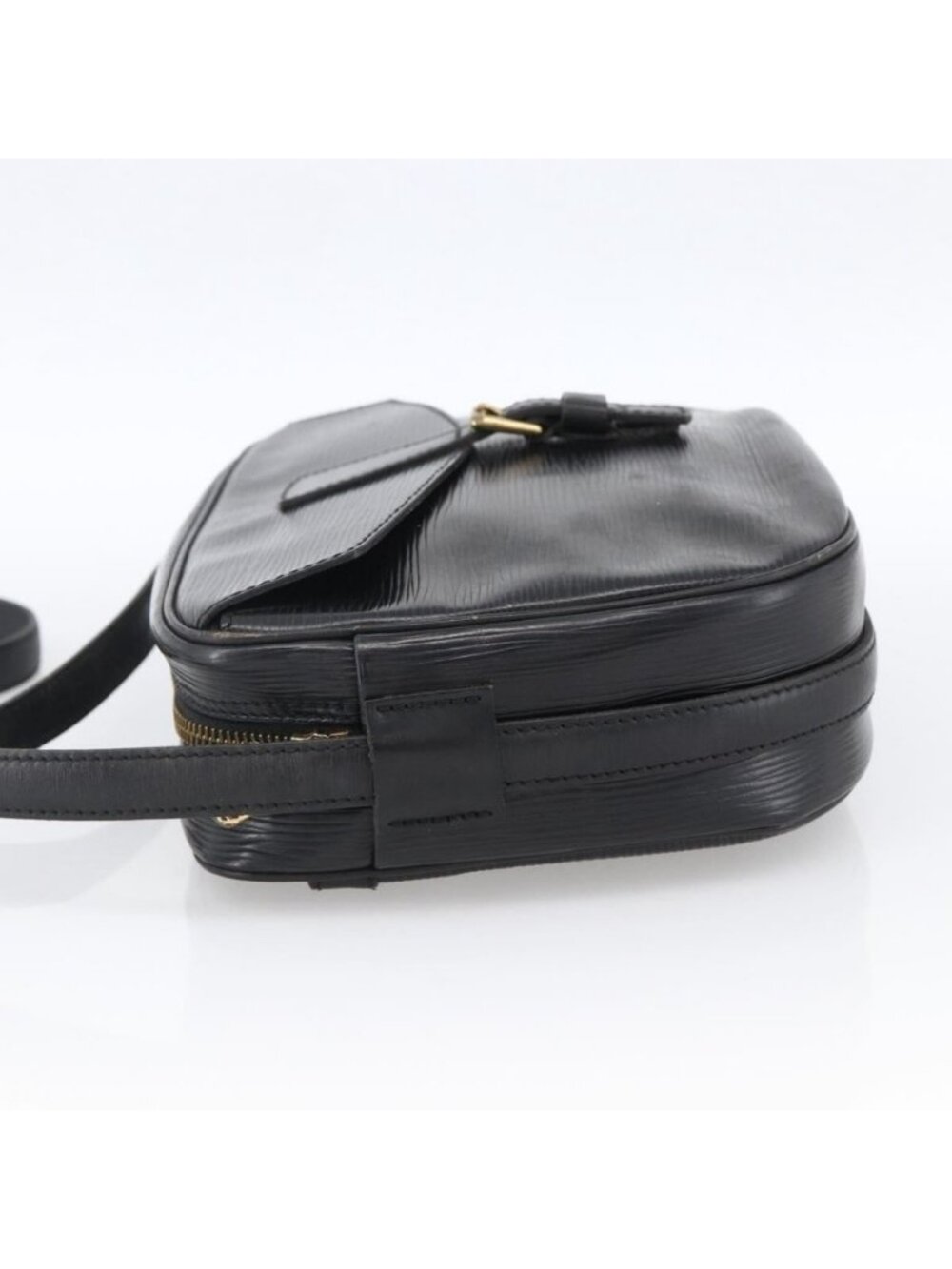 Authentic LOUIS VUITTON Epi Jeune Fille MM Shoulder Bag Black M52152 LV - Picture 10 of 16